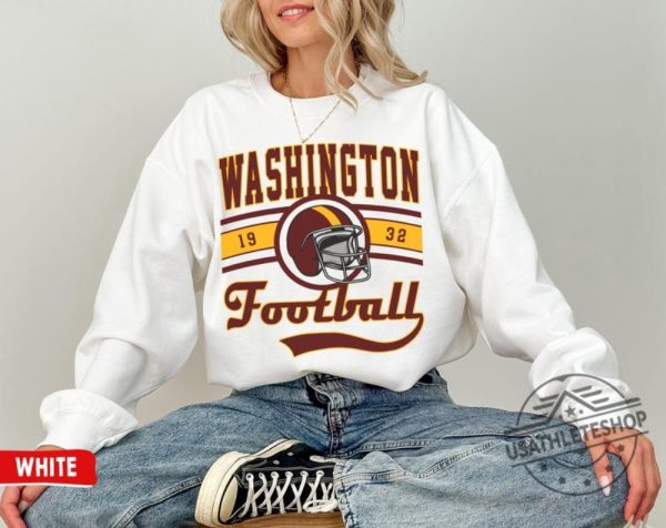 Washington Football Crewneck Vintage Style Washington Sweatshirt usathleteshop 1 1