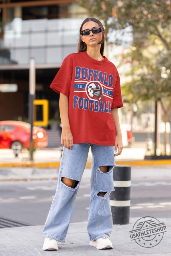 Vintage Buffalo Football Crewneck Classic Buffalo Bills Sweatshirt For Game Day Fans usathleteshop 1 1