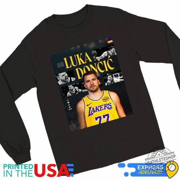 Luka Doncic Welcome To Los Angeles Lakers Shirt Basketball Fan Tee usathleteshop 1 1