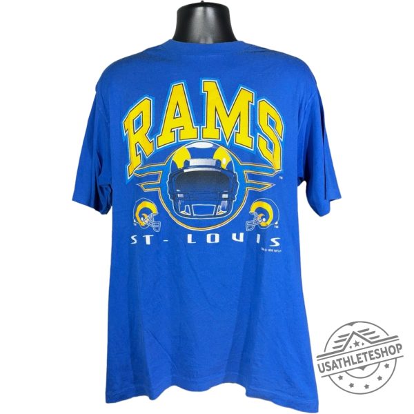 Vintage St. Louis Rams 90S Nfl Tshirt Classic Football Fan Tee usathleteshop 1