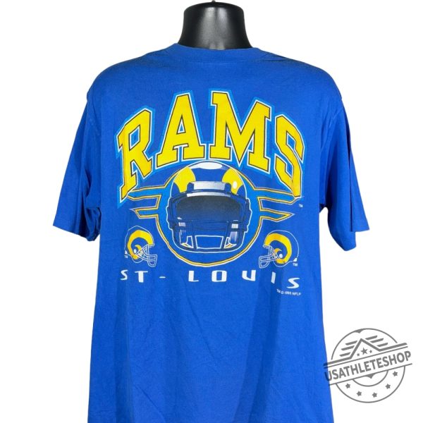 Vintage St. Louis Rams 90S Nfl Tshirt Classic Football Fan Tee usathleteshop 1 1