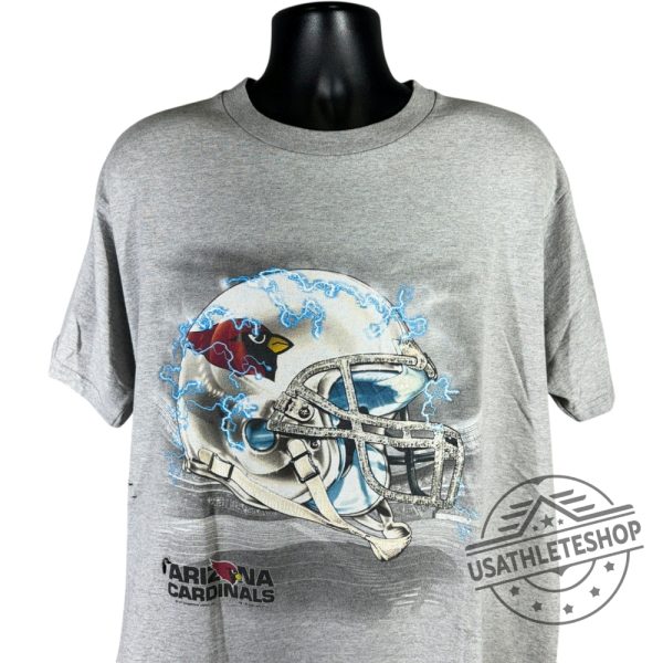 Vintage Arizona Cardinals Helmet Logo Nfl Tshirt 2001 Retro Football Tee usathleteshop 1 1