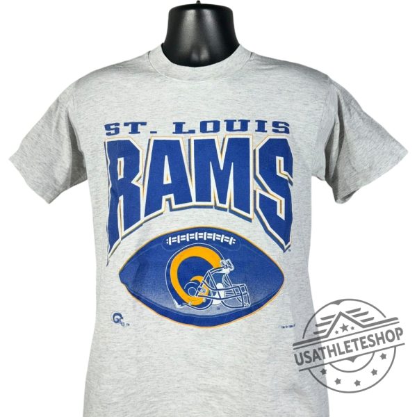 Vintage St. Louis Rams Spellout 90S Nfl Tshirt Throwback Fan Apparel usathleteshop 1 1
