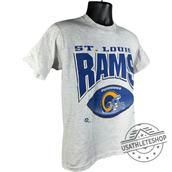 Vintage St. Louis Rams Spellout 90S Nfl Tshirt Throwback Fan Apparel usathleteshop 1 2