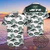 Nfl New York Jets Palm Tree 3D Hawaiian Shirt Short