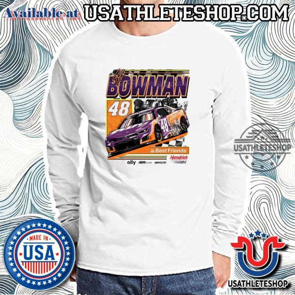 Official-Nascar-Best-Friends-Hendrick-Motorsports-2025-Alex-Bowman-Signature-Pets-Vintage-Tshirt-usathleteshop_3