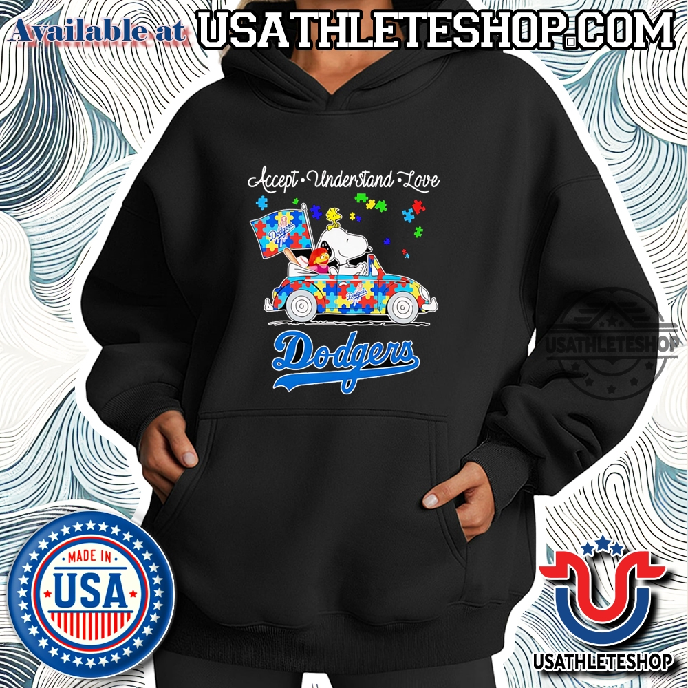 Snoopy Accept Understand Love Los Angeles Dodgers Tshirt 4 Snoopy accept understand love Los Angeles Dodgers T-shirt