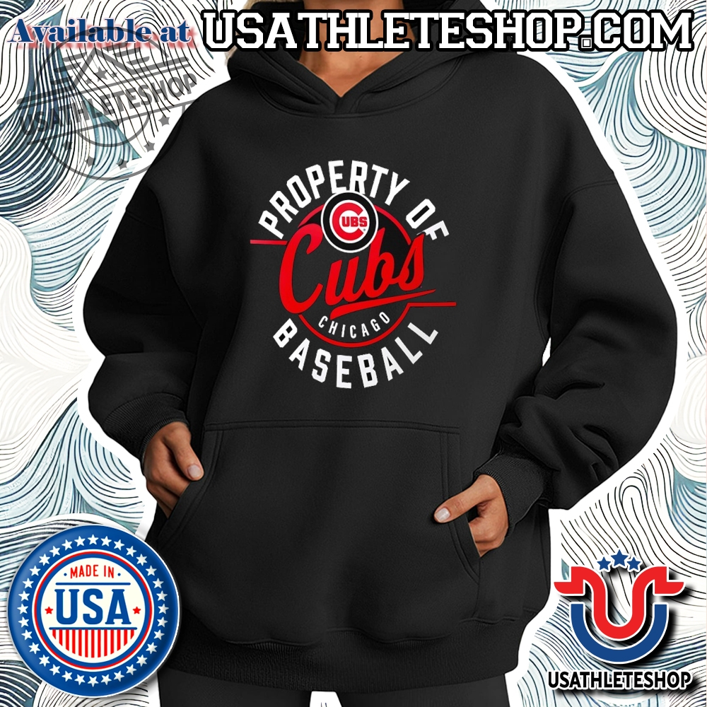Property Of Chicago Cubs Baseball Tshirt 4 Property of Chicago Cubs Baseball T-shirt