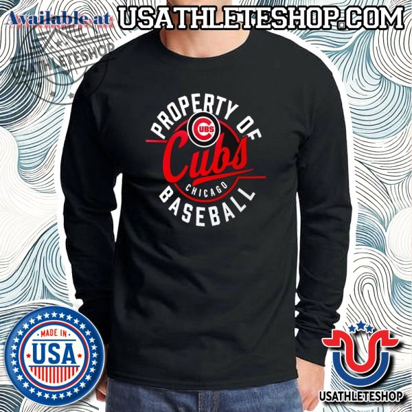 Property Of Chicago Cubs Baseball Tshirt