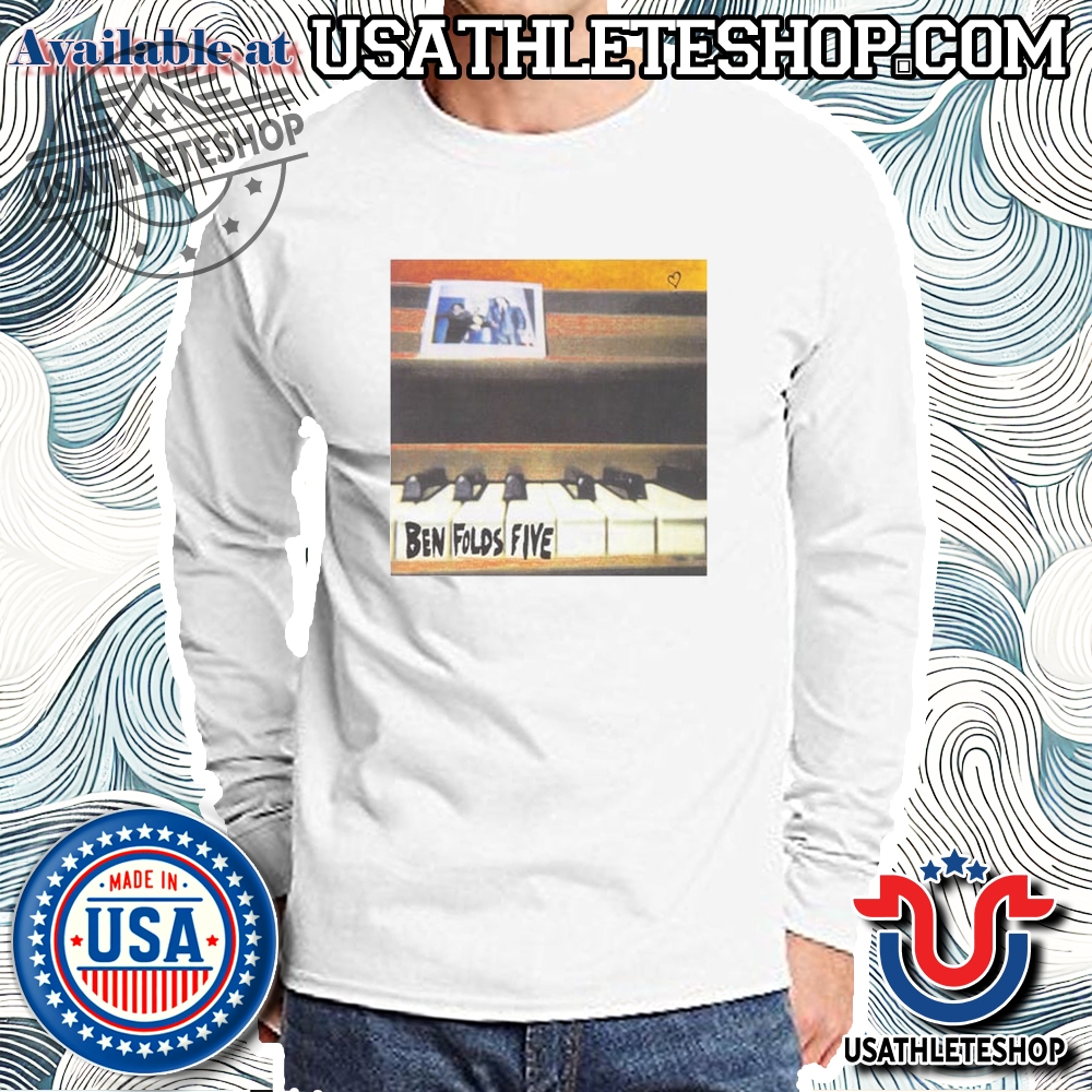 Ben Folds Five Ben Folds Five Album Cover T-Shirt 4 Ben Folds Five Ben Folds Five Album Cover T-Shirt