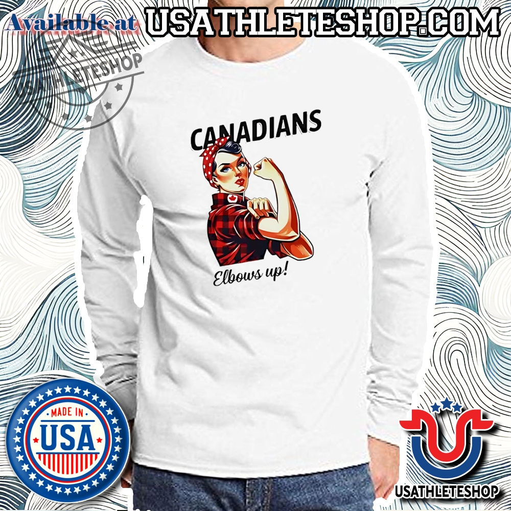 Canadians Elbows Up Rosie The Riveter Canada Shirt 4 Canadians Elbows Up Rosie The Riveter Canada Shirt