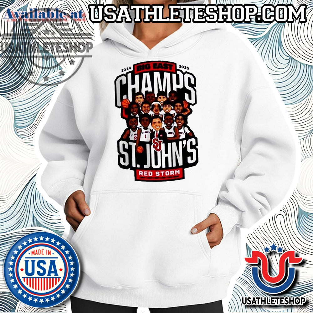St. John’s Red Storm 2025 Big East Champions Shirt – Official Men’s Basketball Conference Tee 3 St. John’s Red Storm 2025 Big East Champions Shirt – Official Men’s Basketball Conference Tee