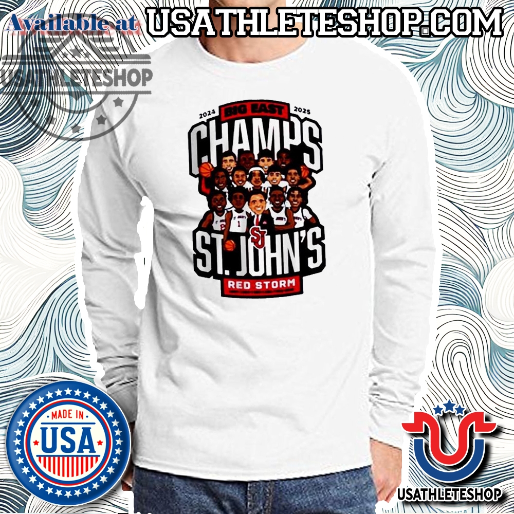 St. John’s Red Storm 2025 Big East Champions Shirt – Official Men’s Basketball Conference Tee 4 St. John’s Red Storm 2025 Big East Champions Shirt – Official Men’s Basketball Conference Tee