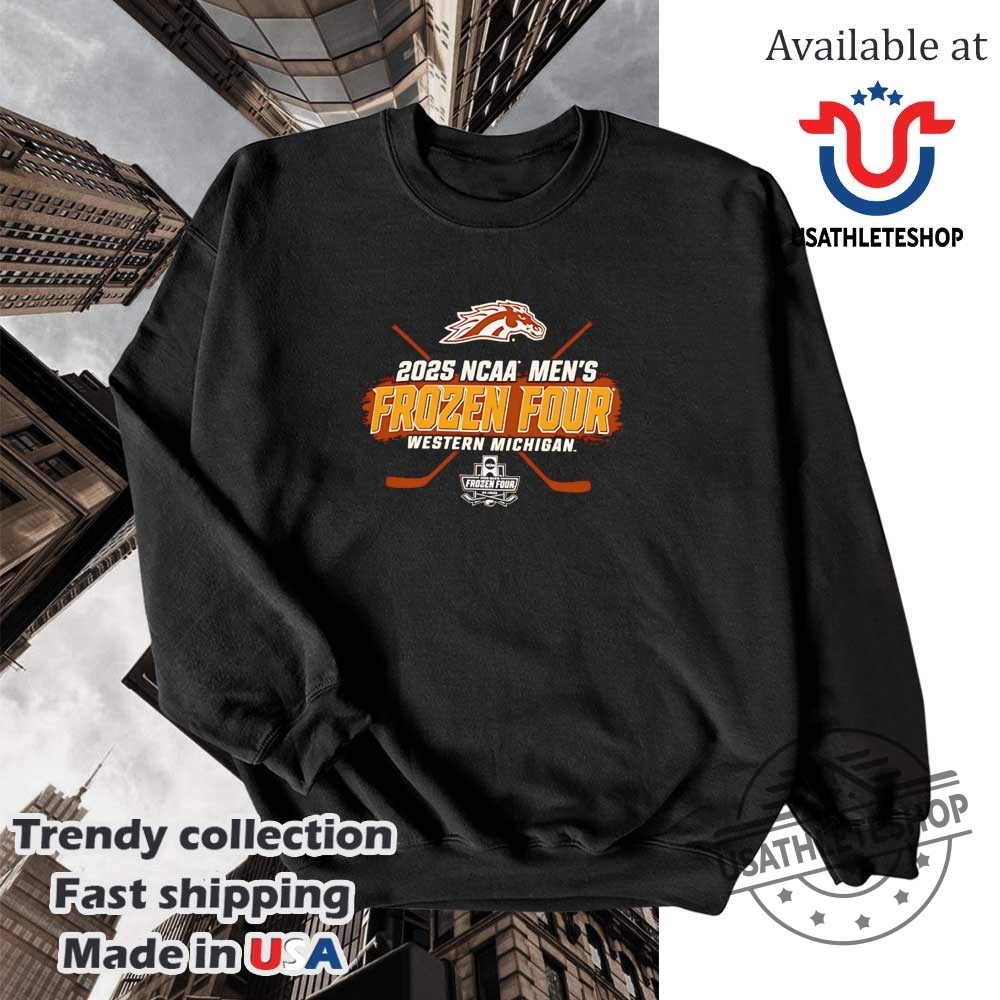 Western Michigan 2025 Ncaa Mens Frozen Four Ice Hockey Shirt 5 Western Michigan 2025 NCAA Men’s Frozen Four Ice Hockey shirt