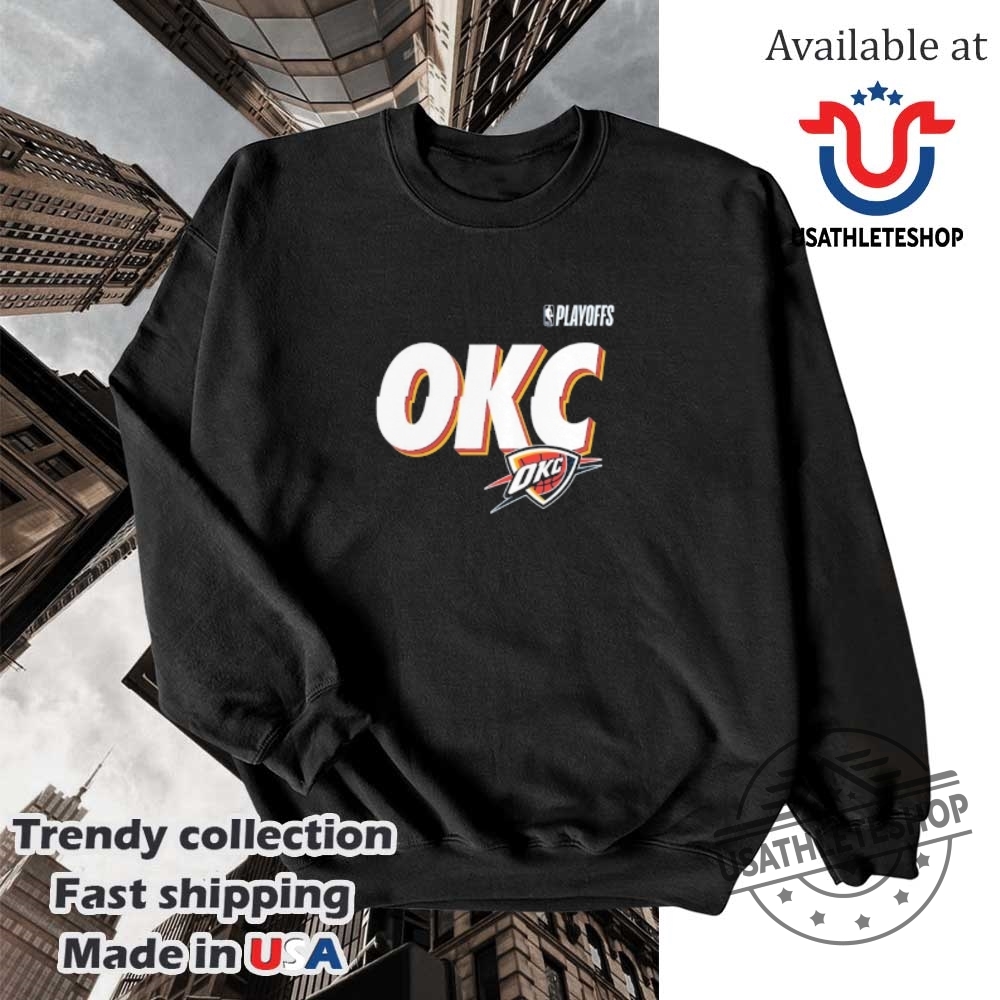 Oklahoma City Thunder 2025 Nba Playoffs Okc Slogan Tshirts 5 Oklahoma City Thunder 2025 NBA Playoffs OKC Slogan T-Shirts