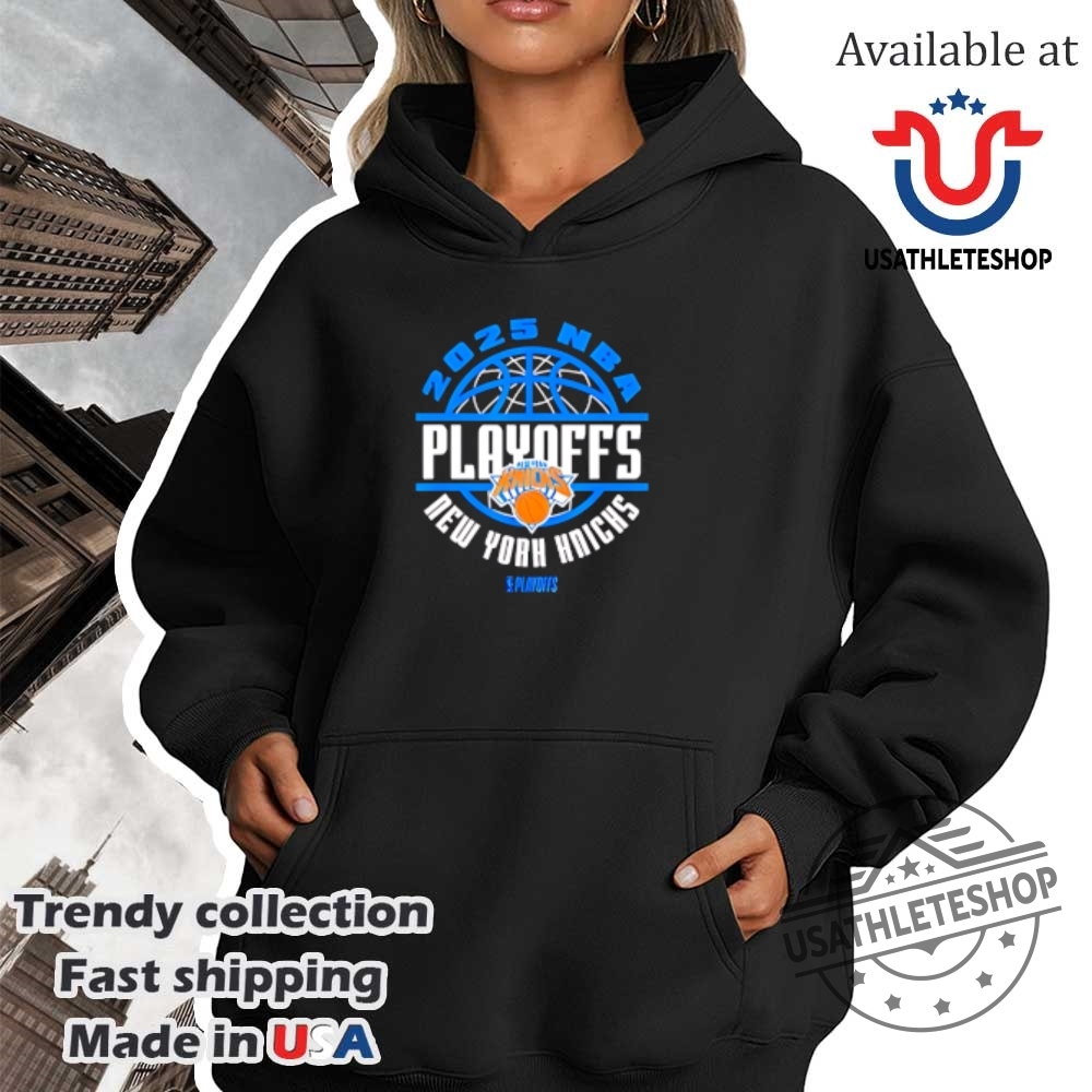 New York Knicks 2025 Nba Playoffs Game Time Shirt 4 New York Knicks 2025 NBA Playoffs Game Time shirt