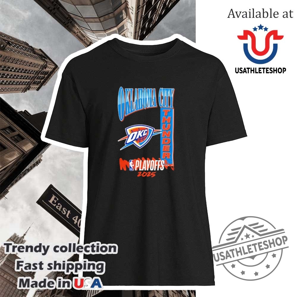 "Top Oklahoma City Thunder Shirts for NBA Playoffs Fans 2024-2025" 36 Oklahoma City Thunder 2025 Nba Playoffs Tshirt
