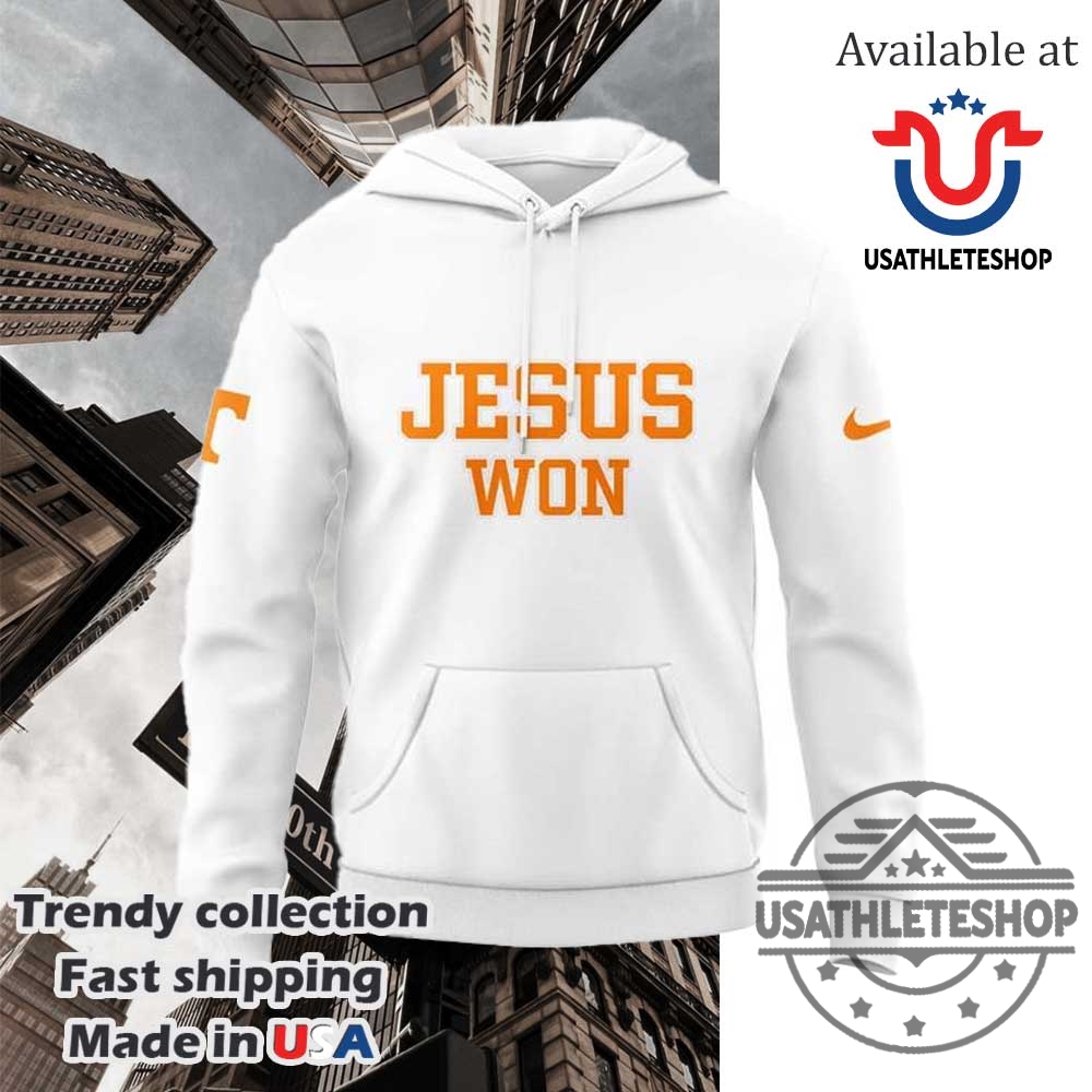 Hot Tennessee Volunteers Jesus Won Hoodie 4 HOT Tennessee Volunteers Jesus Won Hoodie