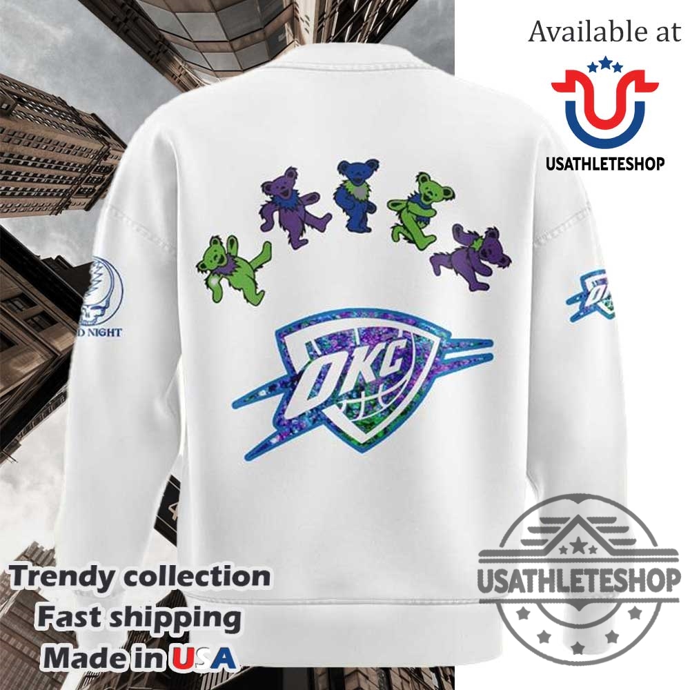 Oklahoma City Thunder Grateful Dead Night Hoodie 5 Oklahoma City Thunder Grateful Dead Night Hoodie