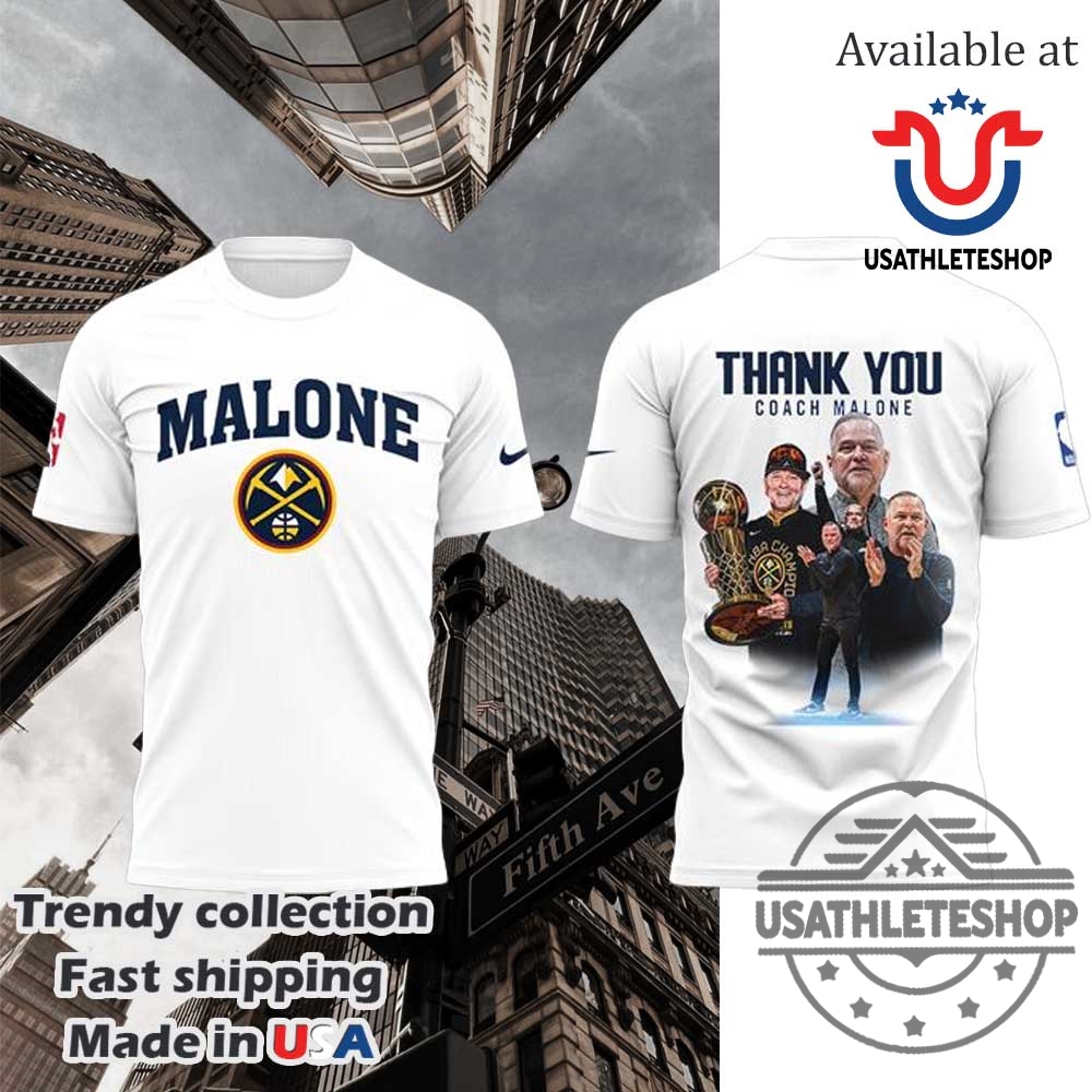 Coach Malone Denver Nuggets 3D Hoodie 3 Coach Malone Denver Nuggets 3D Hoodie