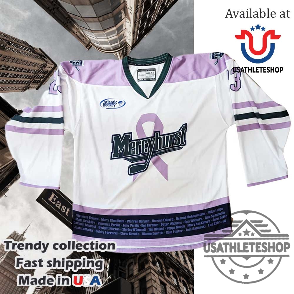 "Shop Trendy Hoodies: NBA and NCAA Team Styles Explored" 10 Ncaa New Game Hockey Fights Cancer Jersey