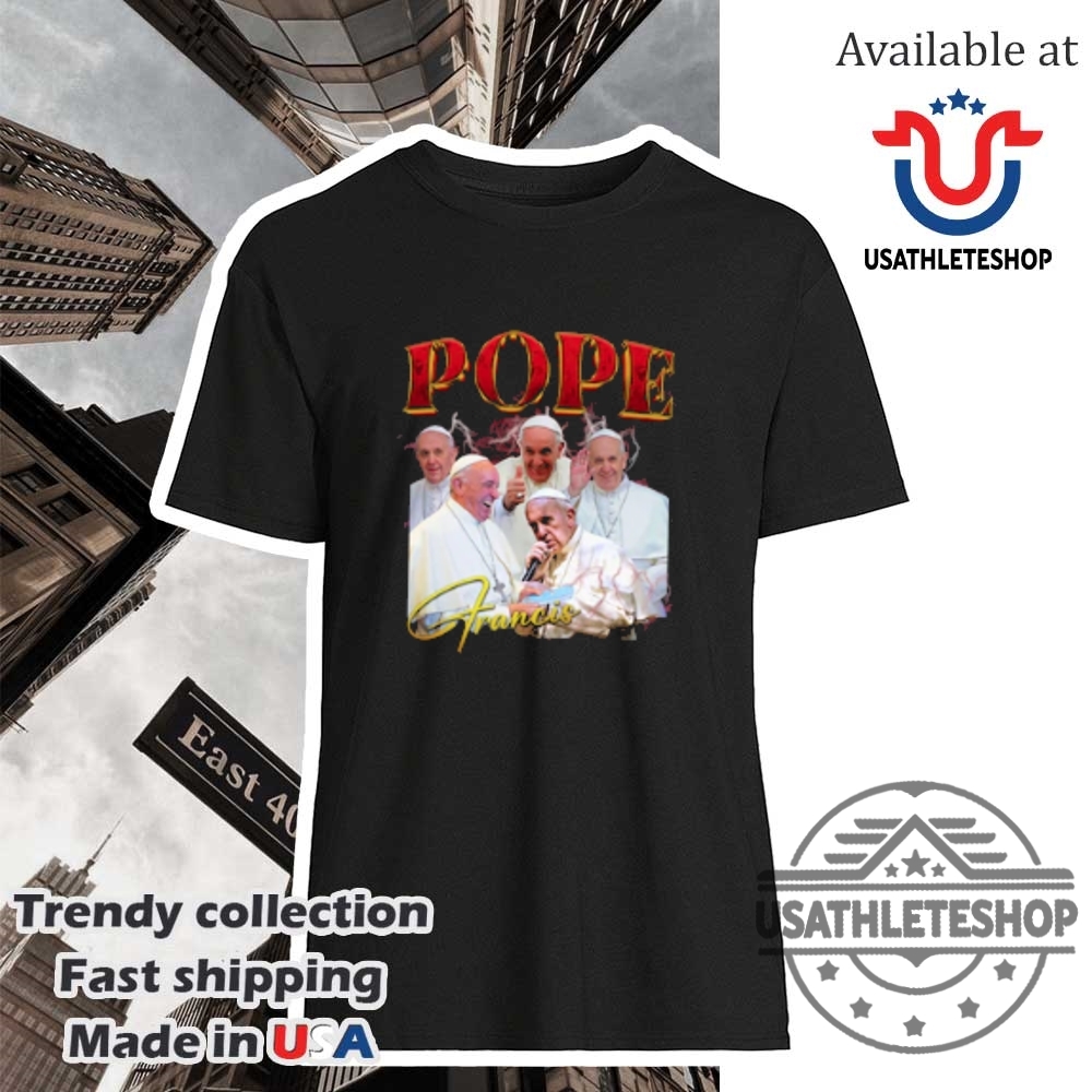"Top Trending T-Shirts: Pope Francis to Chicago Cubs Designs" 3 Vintage Christian Pope Francis Graphic Tshirt