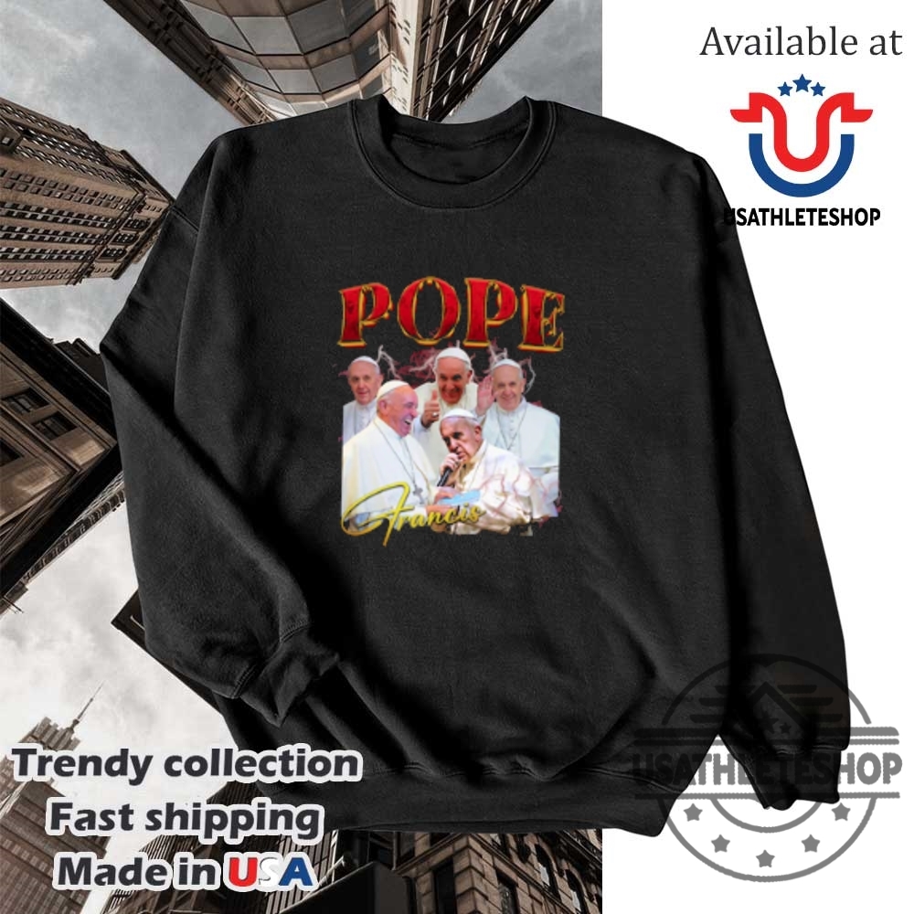 Vintage Christian Pope Francis Graphic Tshirt 5 Vintage Christian Pope Francis Graphic T-Shirt