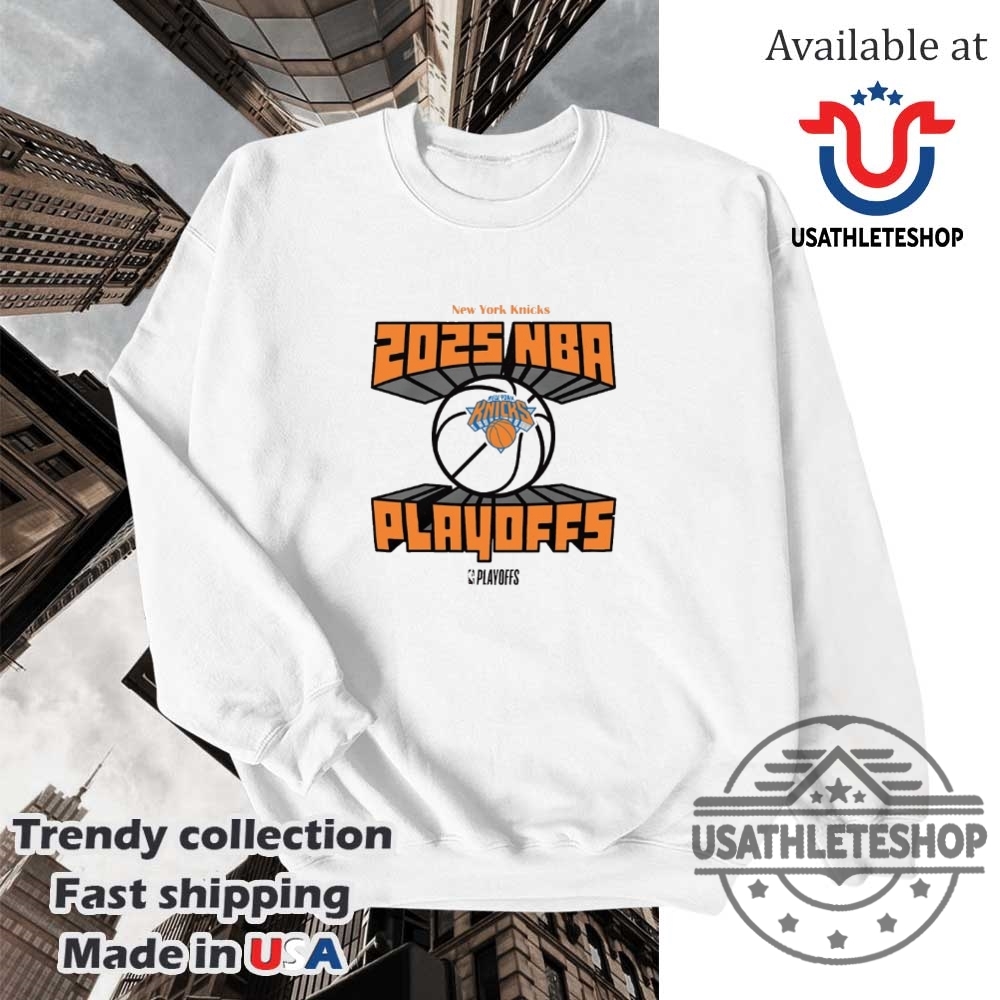 New York Knicks Nba 2025 Playoffs Tshirts 5 New York Knicks NBA 2025 playoffs t-shirts