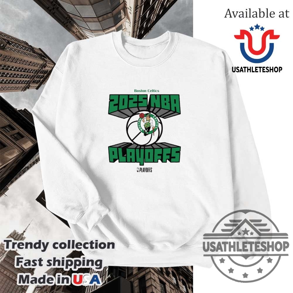 Boston Celtics Nba 2025 Playoffs Tshirts 5 Boston Celtics NBA 2025 playoffs t-shirts