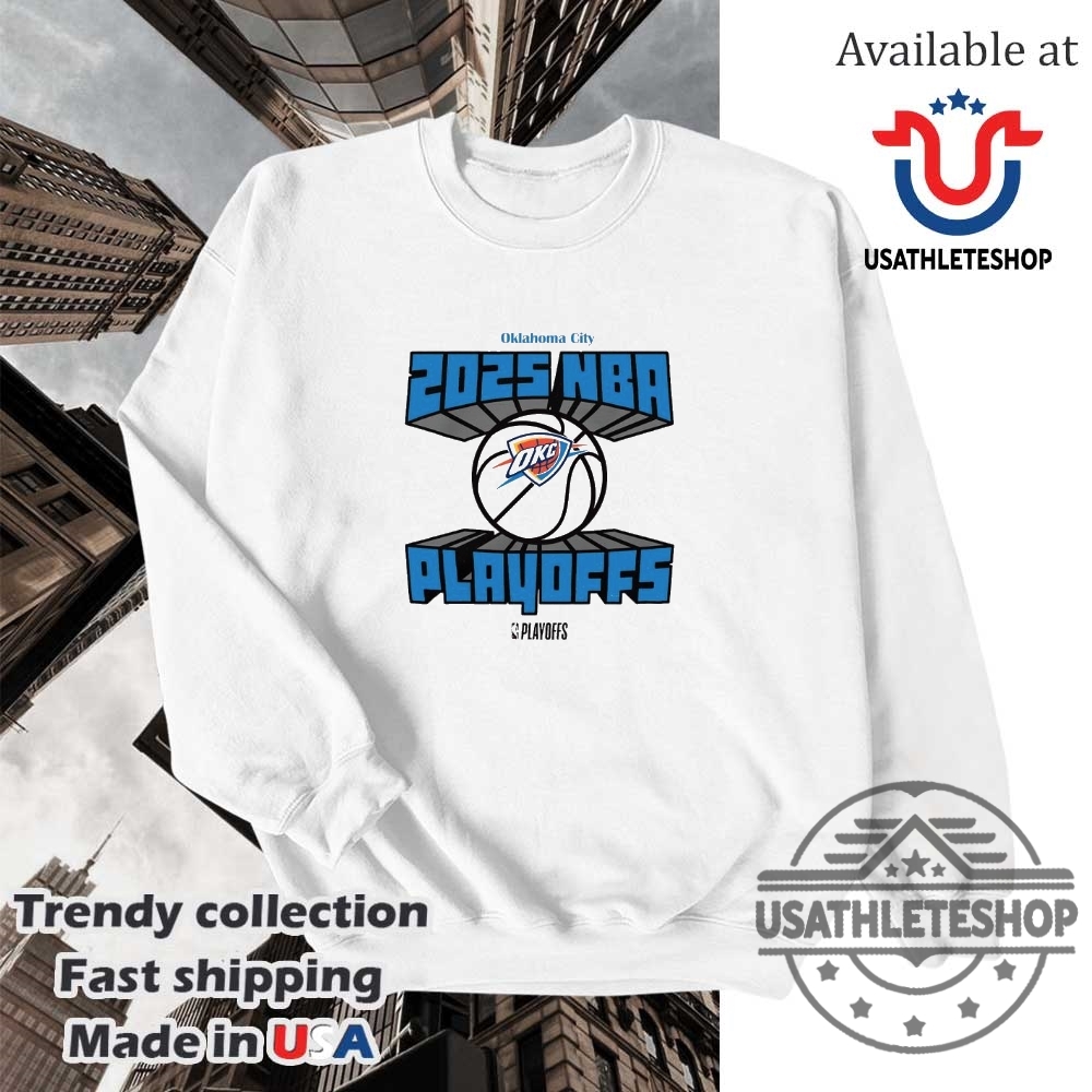 Oklahoma City Thunder Nba 2025 Playoffs Tshirts 5 Oklahoma City Thunder NBA 2025 playoffs t-shirts
