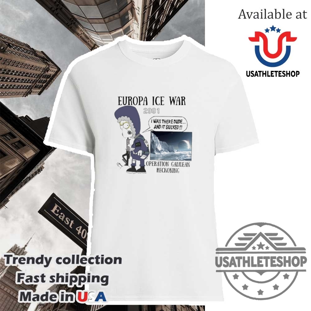 "Top Trending T-Shirts: Pope Francis to Chicago Cubs Designs" 32 Europa Ice War Novelty Tshirts