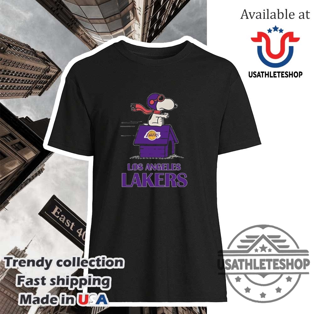 "Top Trending T-Shirts: Pope Francis to Chicago Cubs Designs" 36 Los Angeles Lakers Nba Basketball Snoopy House 2025 Tshirts