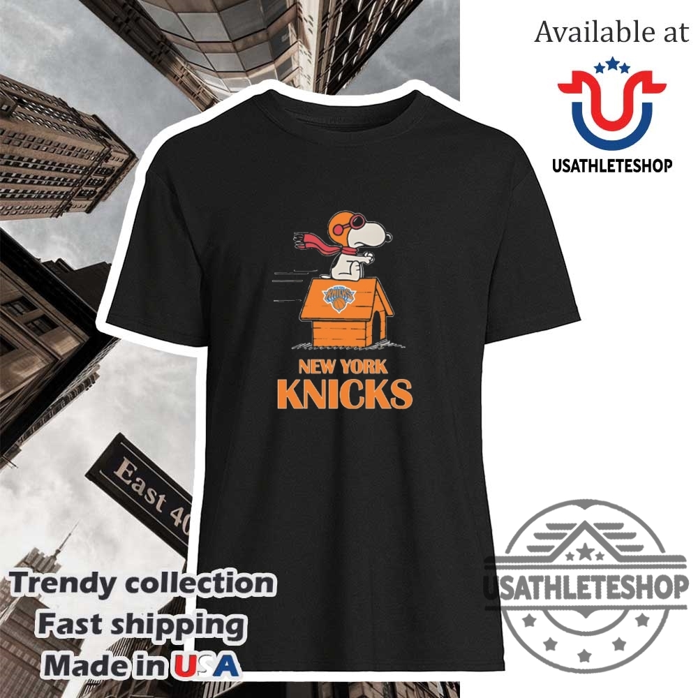 "Top Trending T-Shirts: Pope Francis to Chicago Cubs Designs" 38 New York Knicks Nba Basketball Snoopy House 2025 Tshirts