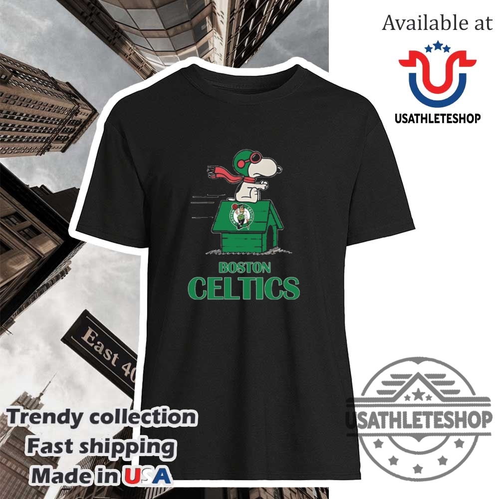 "Top Trending T-Shirts: Pope Francis to Chicago Cubs Designs" 39 Boston Celtics Nba Basketball Snoopy House 2025 Tshirts