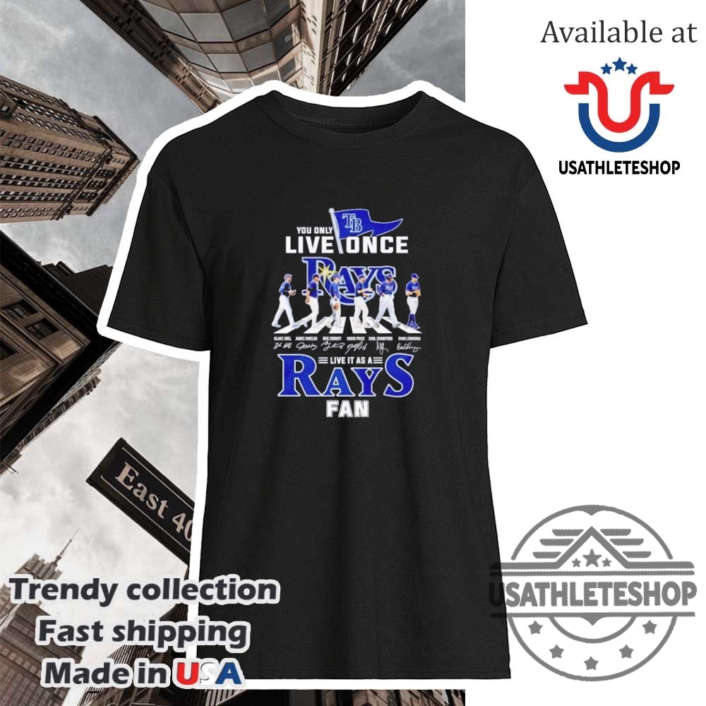 Yolo Tampa Bay Rays Abbey Road Fan Tshirt