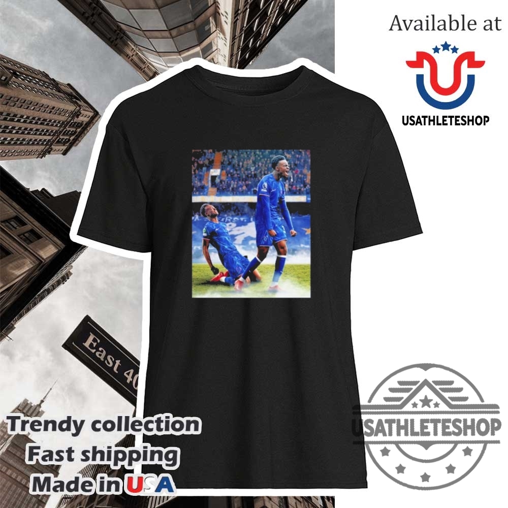 "Top 2025 Sports Fan T-Shirts: NBA, MLB, NHL Playoff Gear" 9 Tyrique George Chelsea F.C. First Goals Commemorative Shirt