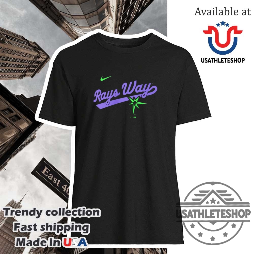 "Top 2025 Sports Fan T-Shirts: NBA, MLB, NHL Playoff Gear" 31 Tampa Bay Rays 2025 City Connect Rays Way Tshirt