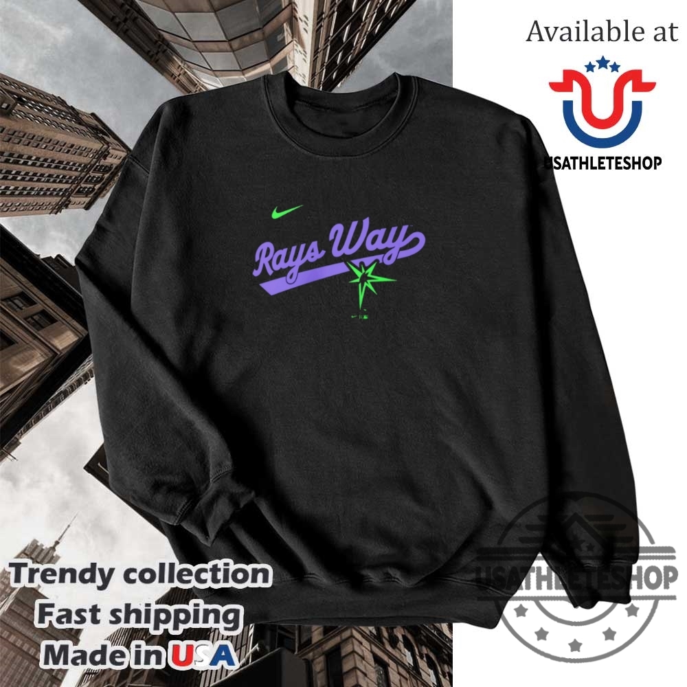 Tampa Bay Rays 2025 City Connect Rays Way Tshirt 5 Tampa Bay Rays 2025 City Connect Rays Way T-Shirt