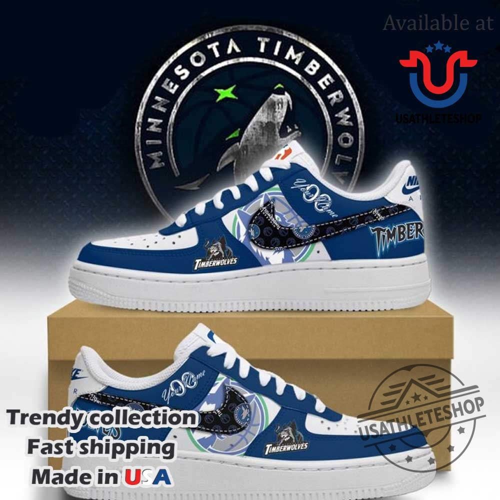 Minnesota Timberwolves Custom Air Force 1 Shoes Premium Basketball Fan Sneakers 3 Minnesota Timberwolves Custom Air Force 1 Shoes – Premium Basketball Fan Sneakers