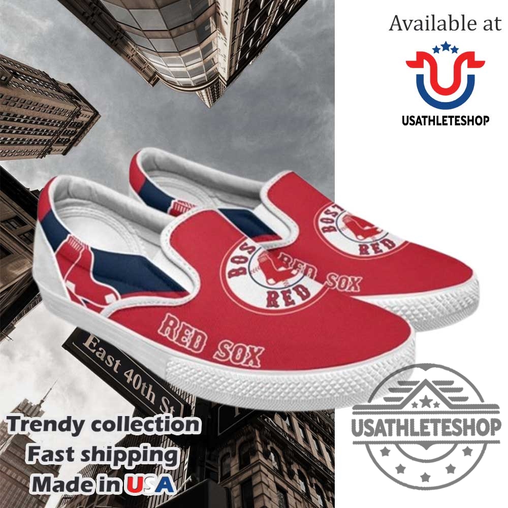 "Top Los Angeles Dodgers High Top Sneakers for Ultimate Fans" 13 Boston Red Sox Slipon Shoes Men Womens Sport Fan Sneakers