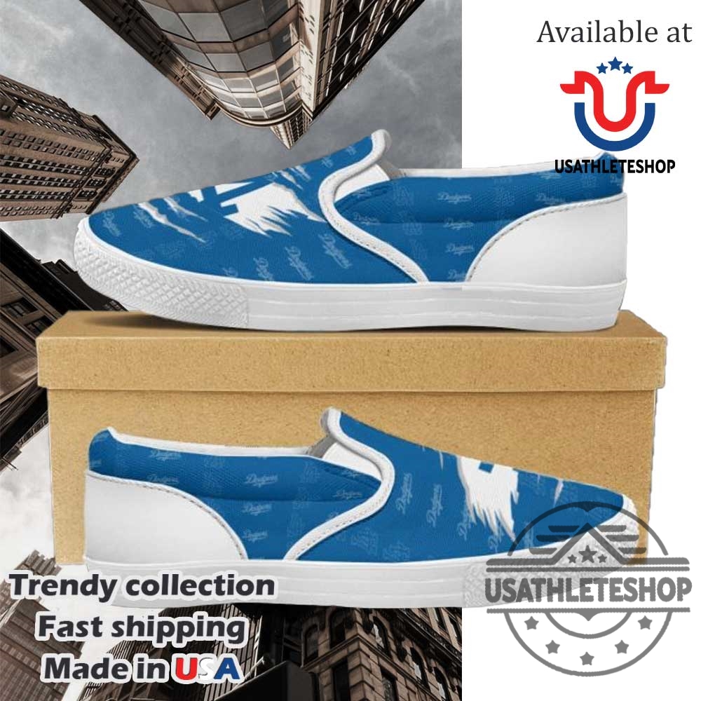 Los Angeles Dodgers Logo Slipon Shoes Trending Gift For Fans 3 Los Angeles Dodgers Logo Slip-On Shoes – Trending Gift for Fans