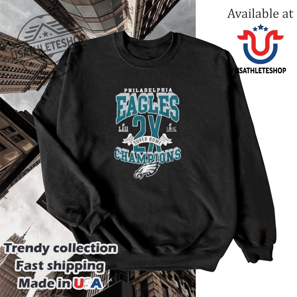 Philadelphia Eagles Twotime Super Bowl Champions Shirt Yard Lines Heavyweight Tee 5 Philadelphia Eagles Two-Time Super Bowl Champions Shirt – Yard Lines Heavyweight Tee