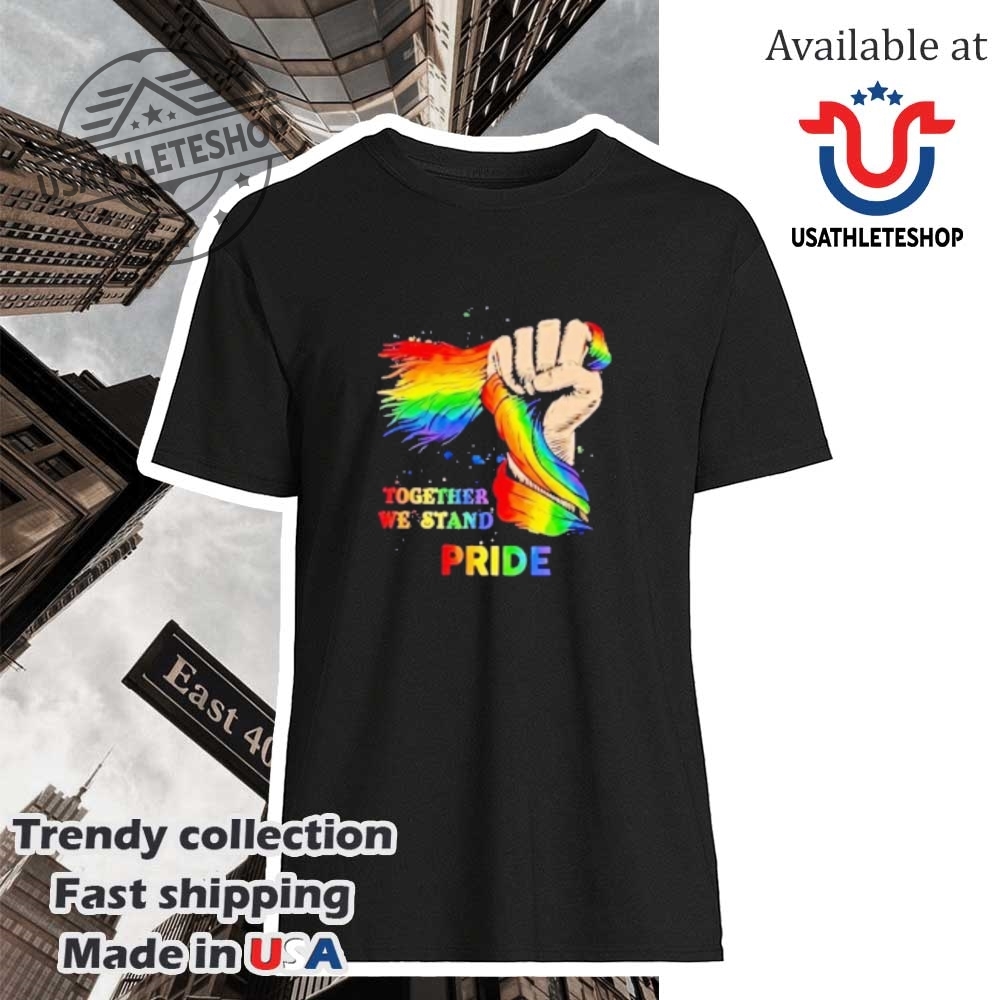 Together We Stand Pride Lgbt Shirt Support Love Tee