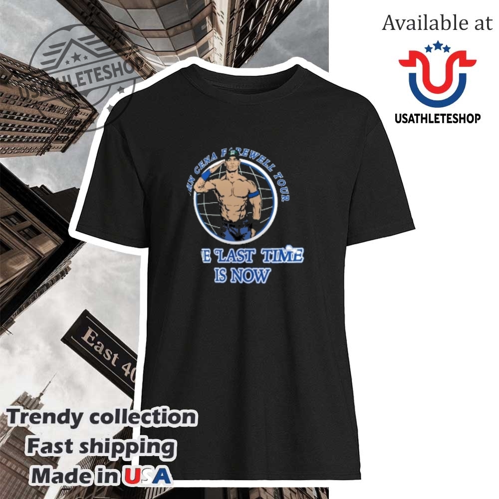 John Cena Farewell Tour Shirt The Last Time Is Now 2025 Dallas Tee