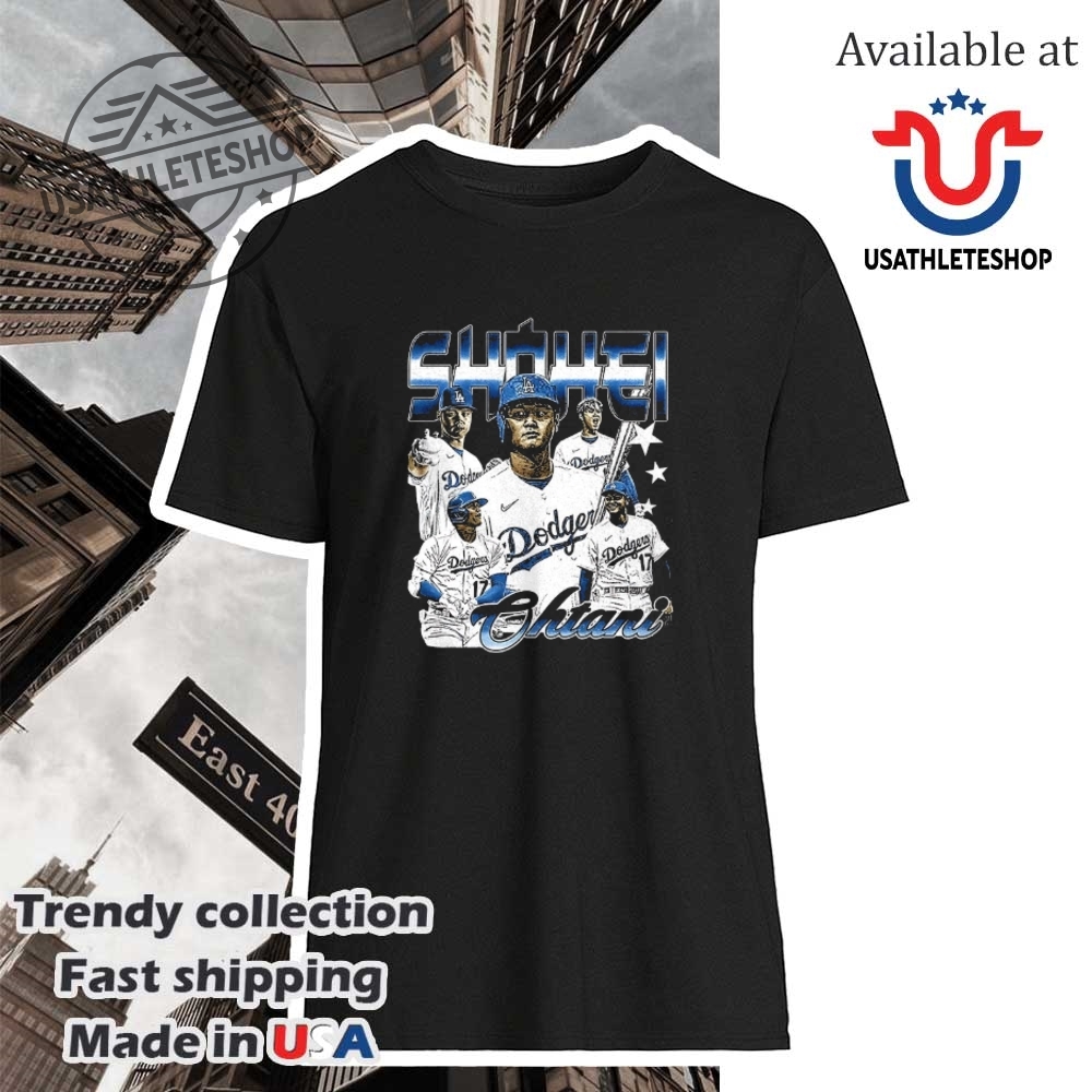 Shohei Ohtani Los Angeles Dodgers Shirt Mlb Baseball Player Graphic Tee