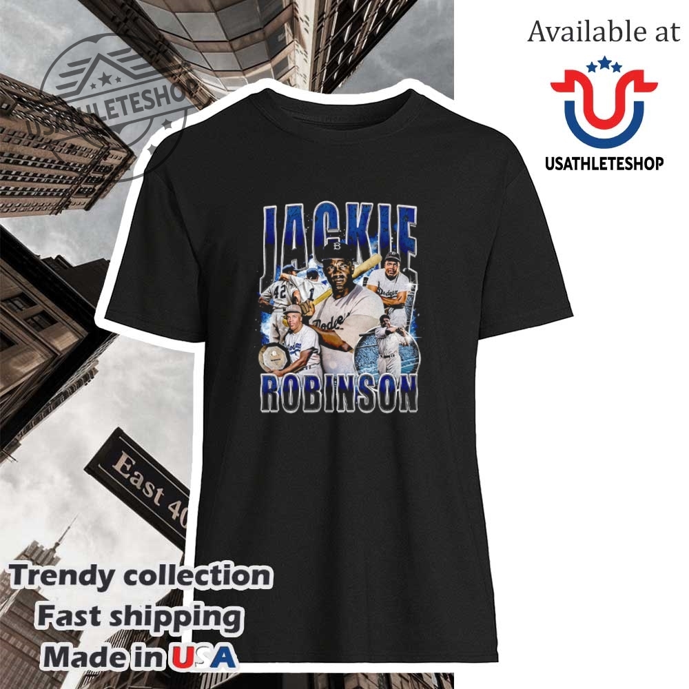 Jackie Robinson Los Angeles Dodgers Shirt Mlb Baseball Legend Tee