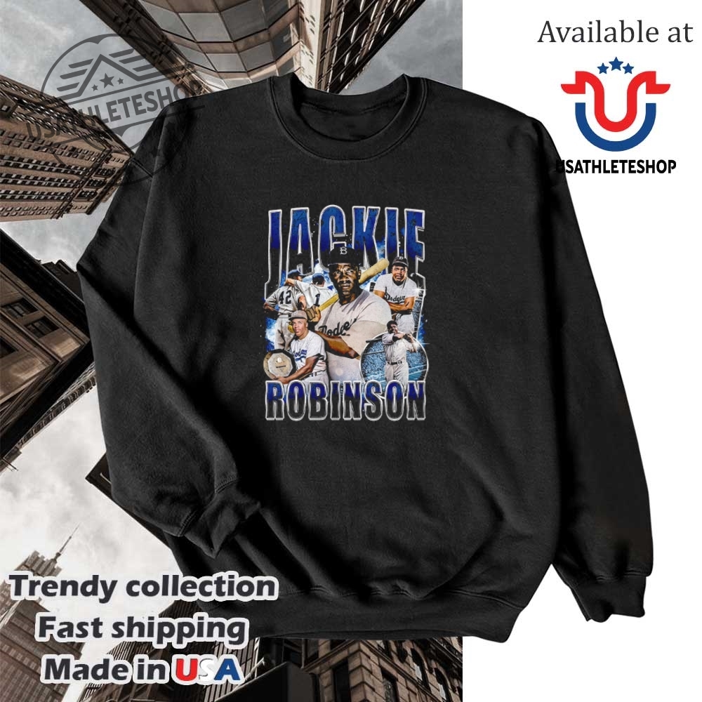 Jackie Robinson Los Angeles Dodgers Shirt Mlb Baseball Legend Tee 5 Jackie Robinson Los Angeles Dodgers Shirt – MLB Baseball Legend Tee