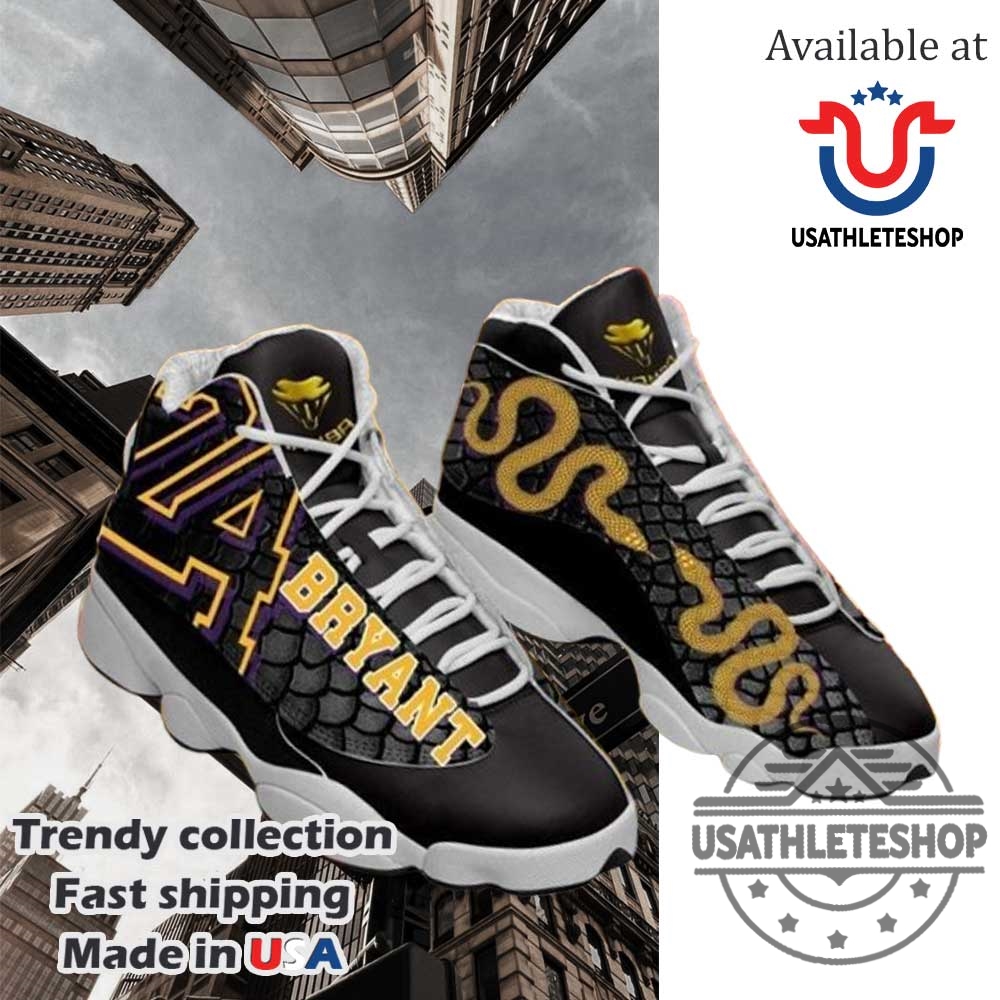 "Top 5 Must-Have Lakers and Timberwolves Themed Sneakers for Fans" 4 Kobe Bryant Snake Symbol Air Jordan 13 Sneakers Basketball Legend Tribute