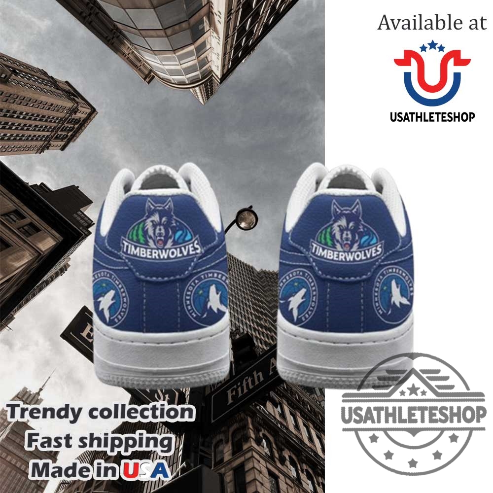 Minnesota Timberwolves Custom Air Force 1 Sneakers Personalized Nba Fan Shoes 4 Minnesota Timberwolves Custom Air Force 1 Sneakers – Personalized NBA Fan Shoes