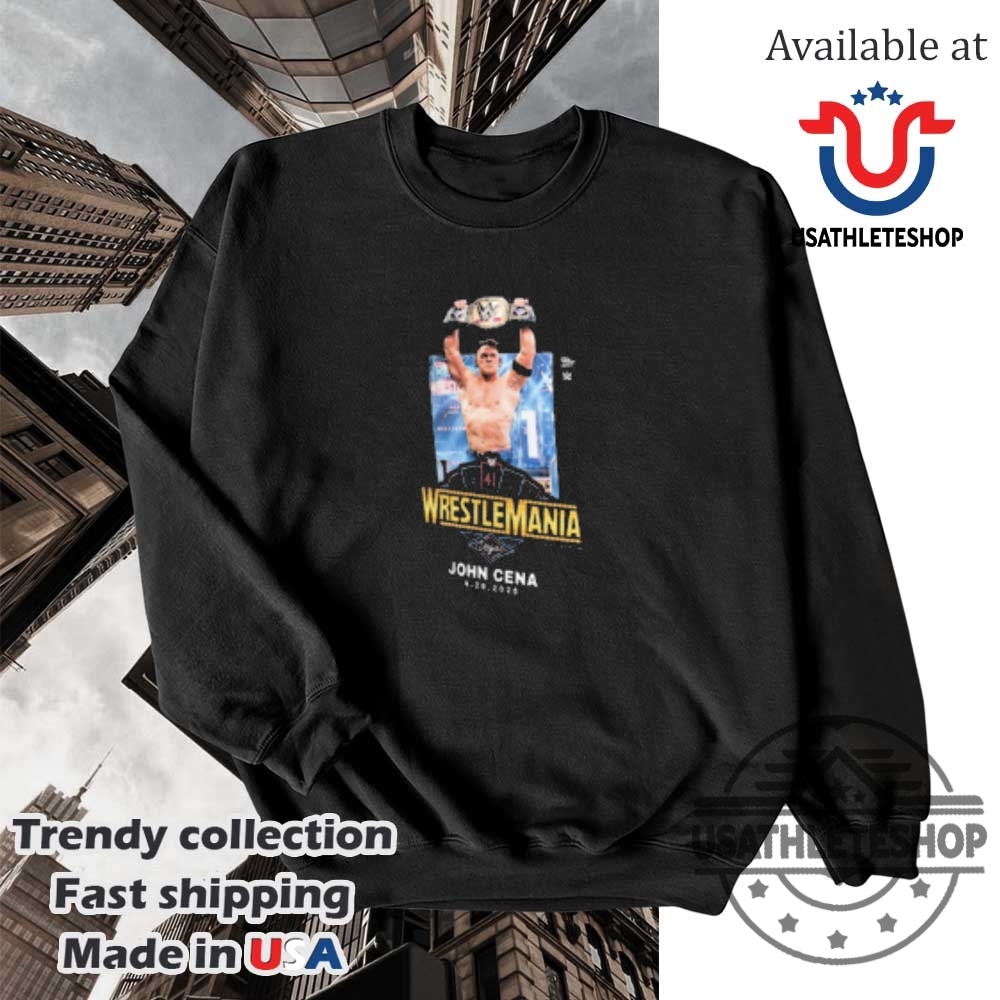 John Cena Wrestlemania 41 Las Vegas X Wwe Topps Now Tshirt April 20 2025 5 John Cena WrestleMania 41 Las Vegas x WWE Topps Now T-Shirt – April 20, 2025